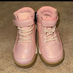 OshKosh B'gosh Pink Kids High-Top Boots